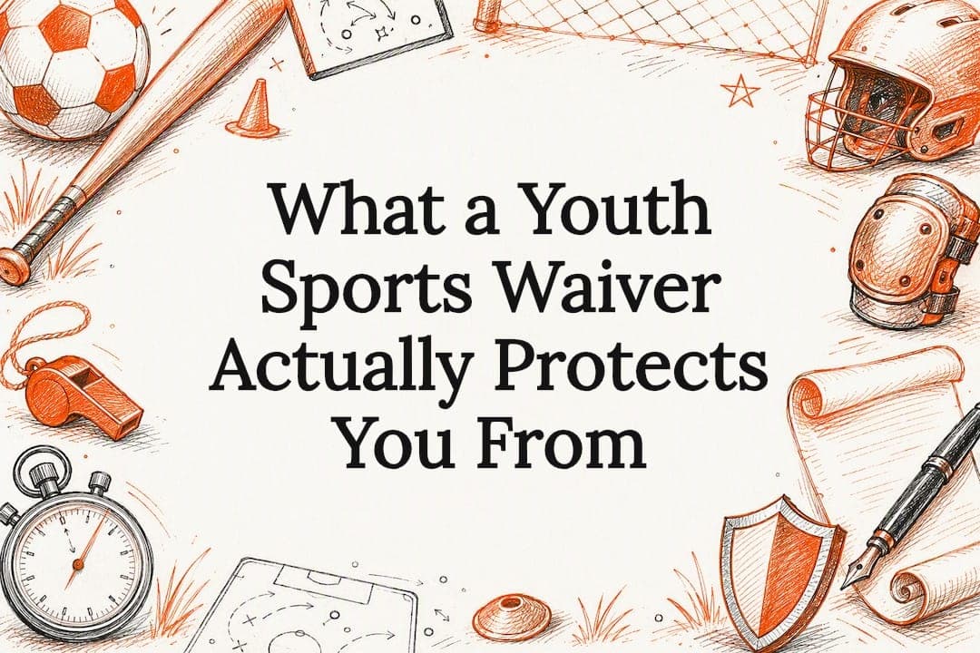 What a Youth Sports Waiver Actually Protects You From