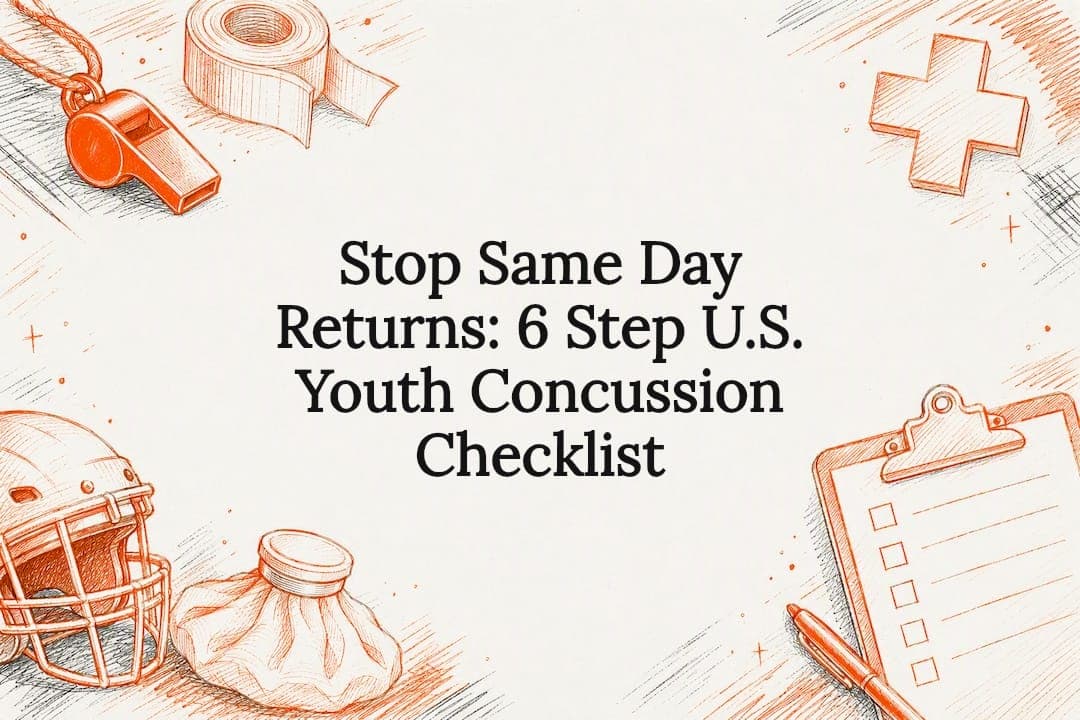 Stop Same Day Returns: 6 Step U.S. Youth Concussion Checklist