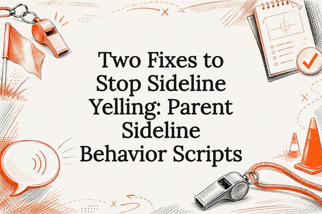Two Fixes to Stop Sideline Yelling: Parent Sideline Behavior Scripts