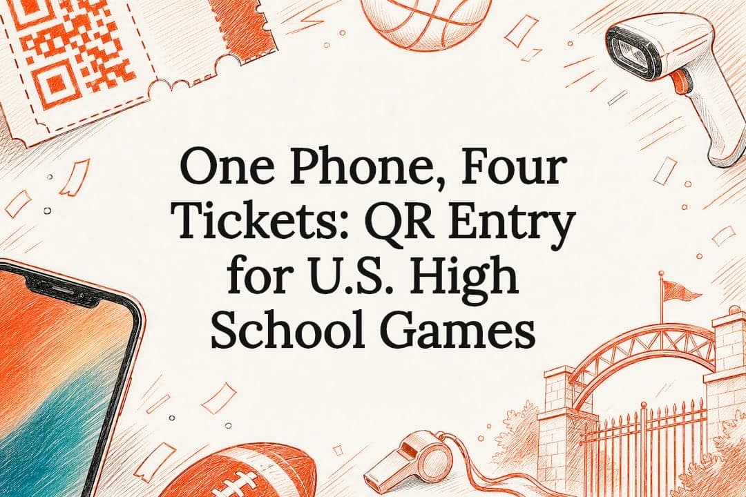 One Phone, Four Tickets: QR Entry for U.S. High School Games