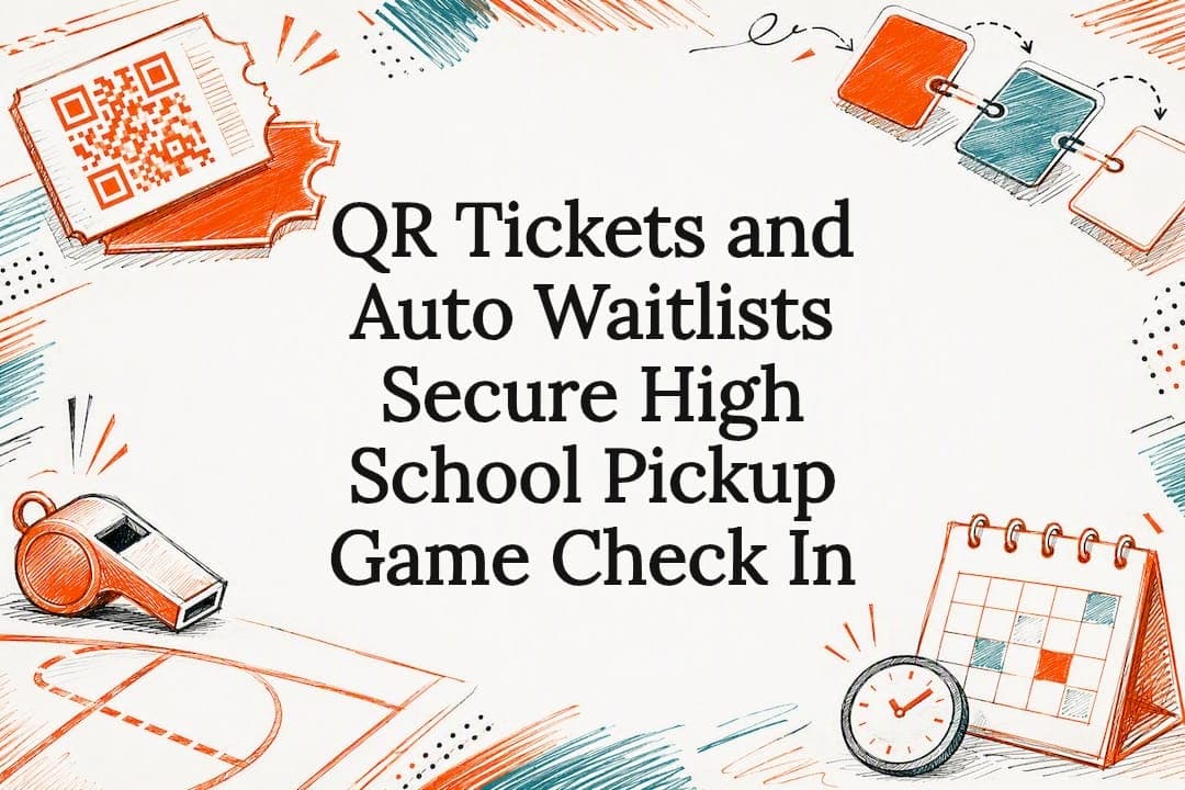 QR Tickets and Auto Waitlists Secure High School Pickup Game Check In