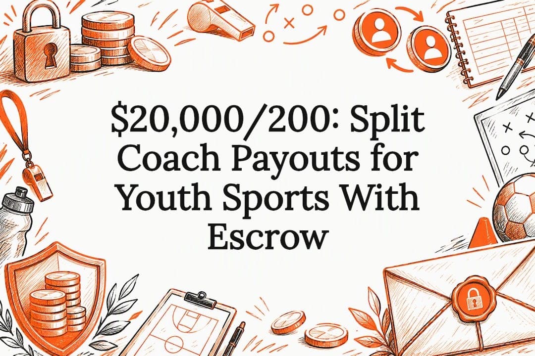 $20,000/200: Split Coach Payouts for Youth Sports With Escrow