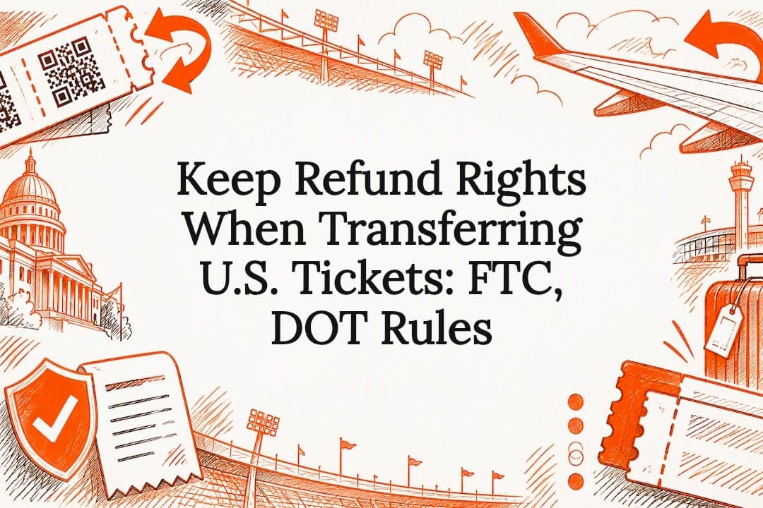Keep Refund Rights When Transferring U.S. Tickets: FTC, DOT Rules