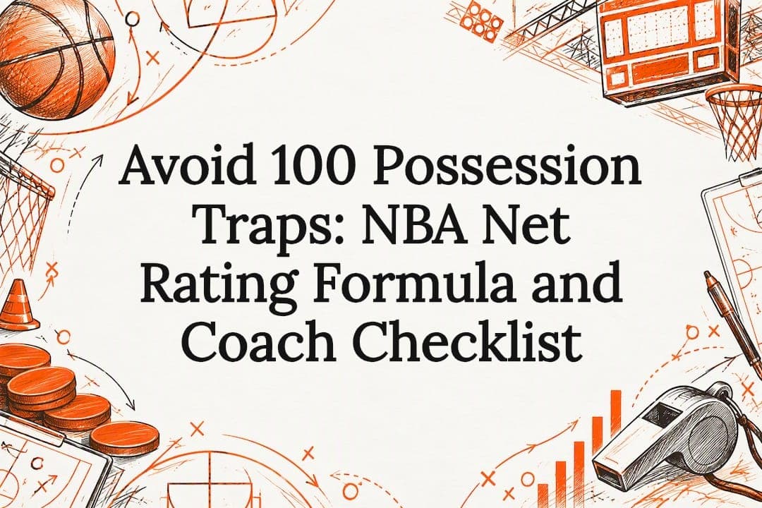Avoid 100 Possession Traps: NBA Net Rating Formula and Coach Checklist