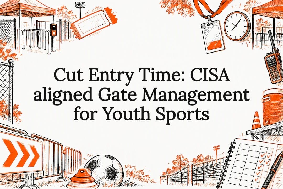 Cut Entry Time: CISA aligned Gate Management for Youth Sports